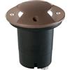 Intec FARO CARRABILE A INCASSO HUMMER BRONZO 1 LUCE ATTACCO GU10 2 FASCI DI LUCE IP67 10,5X14,4CM