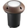 Intec FARO CARRABILE A INCASSO HUMMER UP BRONZO 1 LUCE ATTACCO GU10 IP67 10,5X14,4CM