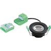 Intec INCASSO BBC NERO IN METALLO DIMMERABILE 4W 300LM 750LM CCT 2700K-6500K D.8,6CM
