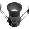 Intec INCASSO DOT R5DA NERO TONDO 5W 600LM CCT 3000K / 4000K 4X5,5CM