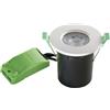 Intec INCASSO DUPLEX BIANCO IN METALLO IP65 1 LUCE ATTACCO GU10 ?85X104MM CUT OUT ?65-75MM