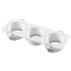 Intec INCASSO ELEVEN BIANCO IN ALLUMINIO 3 PUNTI LUCE ATTACCO GU10 MINI IP20 162X55X25MM