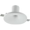 Intec INCASSO EVA BIANCO 1 LUCE ATTACCO E27 18X1,3CM IN GESSO VERNICIABILE