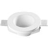 Intec INCASSO GHOST TONDO IN GESSO 1 LUCE ATTACCO GU10 D130X55MM IN GESSO VERNICIABILE