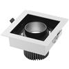 Intec INCASSO LED APOLLO NERO 20W 2000LM 3000K ORIENTABILE 15X15X9,4CM