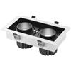 Intec INCASSO LED APOLLO NERO 40W 4000LM 3000K ORIENTABILE 29,6X15X7,7CM