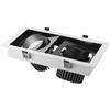 Intec INCASSO LED APOLLO NERO 60W 5800LM 3000K ORIENTABILE 35,5X18,8X7,7CM