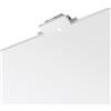 Intec INCASSO LED COMET QUADRATO IN GESSO 7W 900LM 4000K 120X120X28MM IN GESSO VERNICIABILE