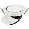Intec INCASSO LED DELTA BIANCO IN ALLUMINIO 20W 2600LM 3000K 9X9X12 CM.