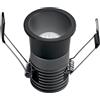 Intec INCASSO LED DOT NERO TONDO 5W 480LM CCT 3000K / 4000K / 6500K 4x5,5CM
