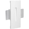Intec INCASSO LED ELLE IN GESSO VERNICIABILE 1,5W 100LM 3000K DRIVER NON INCLUSO 200X80X40MM