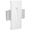 Intec INCASSO LED ELLE IN GESSO VERNICIABILE 1,5W 100LM 4000K DRIVER NON INCLUSO 200X80X40MM