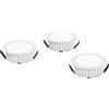 Intec INCASSO LED FUSION BIANCO 3 PEZZI 5W 1200LM 4000K 7X3,2CM