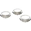 Intec INCASSO LED FUSION NIKEL 3 PEZZI 5W 1200LM 4000K 7X3,2CM