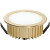 Intec INCASSO LED FUSION ORO 5W 400LM 4000K 7X3,2CM IN ALLUMINIO