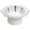 Intec INCASSO LED MACK BIANCO E CROMO 20W 2500LM 3000K 19X9,1CM