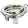 Intec INCASSO LED MATRIX ORIENTABILE NIKEL 1 LUCE ATTACCO GU10 5W 430LM 3000K 10X8X10,5CM