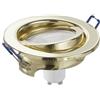 Intec INCASSO LED MATRIX ORIENTABILE ORO 1 LUCE ATTACCO GU10 5W 430LM 3000K 10X8X10,5CM