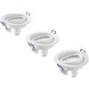 Intec KIT 3 PEZZI INCASSI LED MATRIX ORIENTABILI BIANCHI 3 LUCI ATTACCO GU10 5W 3X430LM 3000K 10X8X10,5CM