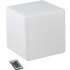 Intec LUME DA GIARDINO GECO CUBO BIANCO 1 LUCE ATTACCO E27 IP65 30X30X30CM
