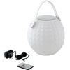 Intec LAMPADA LED PORTATILE GECO BIANCA 3W 180LM RGB DIMMERABILE IP44 SPEAKER BLUETOOTH, TELECOMANDO INCLUSO 25,