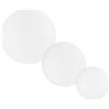 Intec LAMPADA LED RICARICABILE GECO SFERA BIANCO 4W 240LM RGBW DIMMERABILE IP65 TELECOMANDO INCLUSO 40CM