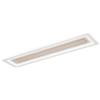 Intec PLAFONIERA AUX BEIGE RETTANGOLARE IN PMMA 40W 5500LM CCT 3000 E 4000 E 6500K 120X30X5.5CM