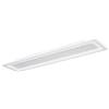 Intec PLAFONIERA AUX GRIGIA RETTANGOLARE IN PMMA 40W 5500LM CCT 3000 E 4000 E 6500K 120X30X5.5CM
