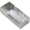 Intec SCATOLA DERIVAZIONE INCASSO PER ARTICOLO ELLE ALLUMINIO 200X80X40MM