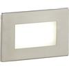 Intec SEGNAPASSI A INCASSO LED BOLT BIANCO E NIKEL 3W 350LM CCT 3000K / 4500K / 6500K IP65 10,7X3,25X6,7CM