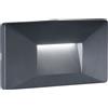 Intec SEGNAPASSI A INCASSO LED BREEN ANTRACITE 4W 380LM CCT 3000K / 4000K IP65 19X1X9CM