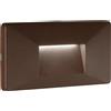 Intec SEGNAPASSI A INCASSO LED BREEN BRONZO 4W 380LM CCT 3000K / 4000K IP65 19X1X9CM