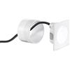 Intec SEGNAPASSI LED ONYX BIANCO QUADRATO 3W 420LM 4000K IP54 7,4X7,4X4,8CM