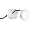 Intec SEGNAPASSI LED ONYX BIANCO TONDO 3W 420LM 4000K IP54 7,4X4,8CM