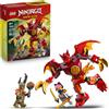 LEGO NINJAGO Battle Pack Mech Drago di Kai - Action Figure Giocattolo con 3 Minifigure e Katana Ninja, Eta 6+