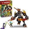LEGO NINJAGO Mech della Missione di Cole e Drago Zane - Giocattolo Ninja con Action Figure, 3 Minifigure e Spade, Eta 7+