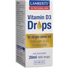 Lamberts Vitamina D3 Gotas 20ml 600 Gotas