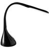 Alco Albert 908-11 - Lampada da Tavolo/da Lavoro a LED con stativo, Nera, dimmerabile in 4 Fasi, 16 LED, plastica, 7 Watt, Circa 13,5 x 13,5 x 45 cm