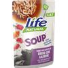 Life Umido Gatto Soup Tonno Alicette in Brodo con Salmone 60gr