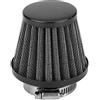 Keenso Kit con filtro aria con fissaggio a morsetto universale, per moto, 38 mm, per l'aspirazione dell'aria fredda automatica, adatto per scooter, fuoristrada e moto