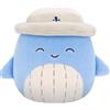 Squishmallows Peluche Samir la balena con cappello alla pescatora, 19 cm