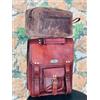 Fatto a mano Borsa a tracolla 2 in 1 combinata in vera pelle messenger fatta a mano vera m...