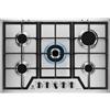 Electrolux Selezione Electrolux Piano cottura a gas Slim Profile KGS75362XX finitura inox EasyClean da 75 cm