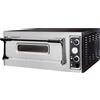 PRISMAFOOD Forno pizza elettrico da 4 pizze con Piano e Platea in refrattario - cm 97,5 x 92,5 x 41,5 h Trifase
