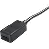 Intec INNESTO ELETTRIFICATO PER BINARIO BERNINI 5X1,5CM NERO