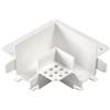 Intec CONNETTORE ANGOLARE VERTICALE BIANCO PER ALLOGGIO CON MONTAGGIO AD INCASSO A FILO BINARIO BERNINI 6,78CM