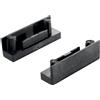 Intec TAPPO LATERALE NERO PER BINARIO ELETTRIFICATO BERNINI KIT 2 PEZZI