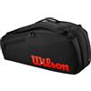 Wilson Borsa per racchette Wilson Clash V3 6PK Racquet Bag Black/Infrared