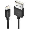 Lindy Cavo USB a Lightning nero, 0,5m