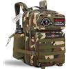 THORXCORE Zaino CrossFit Zaino Tattico Militare 45L Impermeabile Multitasche per